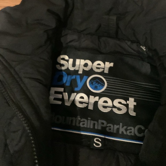 Super dry black winter jacket - Picture 4 of 7